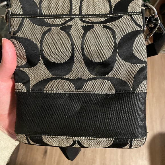 Coach 2012 black and grey cross body bag - Picture 1 of 5